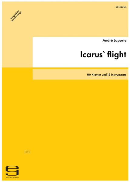 Icarus` flight für Klavier und 12 Instrumente (1977) Icarus` flight für Klavier und 12 Instrumente (1977)