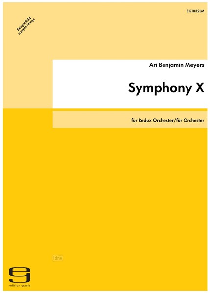 Symphony X für Redux Orchester/für Orchester (2007) Symphony X für Redux Orchester/für Orchester (2007)