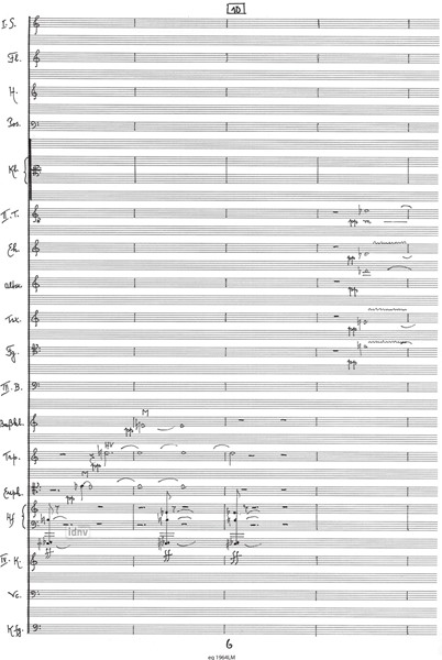Salutatio abeuntis für Sopran, Tenor, Bariton und vier Instrumentalgruppen (2012) Salutatio abeuntis für Sopran, Tenor, Bariton und vier Instrumentalgruppen (2012)