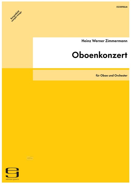 Oboenkonzert für Oboe und Orchester (1995) Oboenkonzert für Oboe und Orchester (1995)
