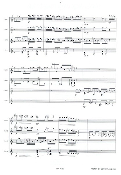 Smalltalk with Tweety Bird for Guitar Quartet Smalltalk with Tweety Bird for Guitar Quartet