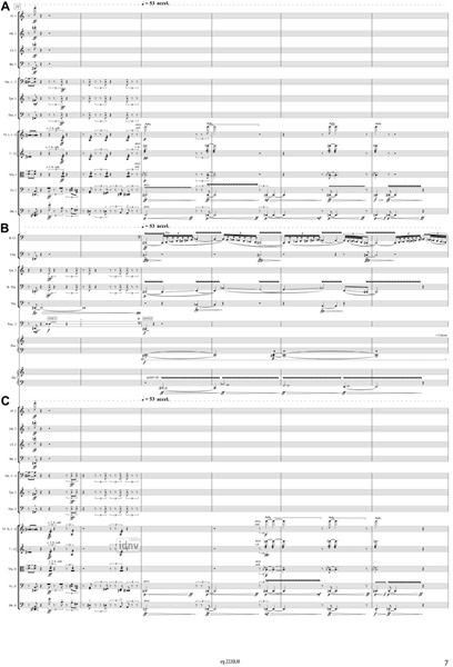Black boxes für drei Orchestergruppen (2012) Black boxes für drei Orchestergruppen (2012)