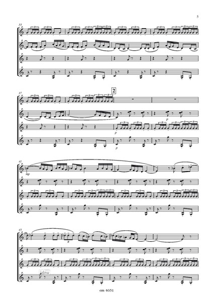 Bolero für vier Gitarren Bolero für vier Gitarren