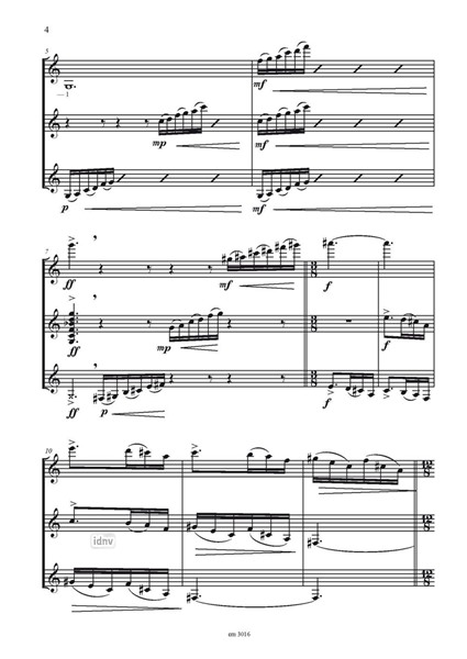 Cadenza pour trio de guitares Cadenza pour trio de guitares