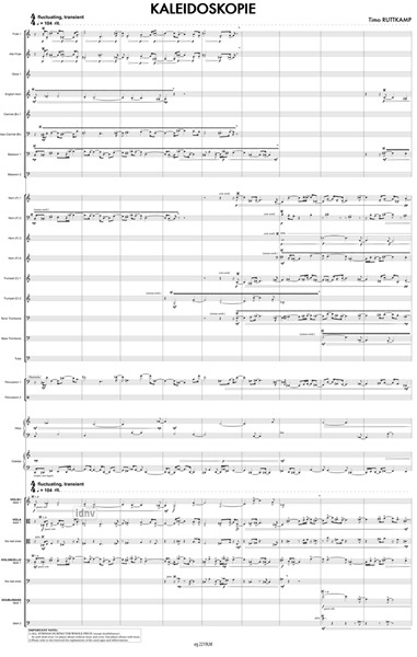 Kaleidoskopie für Orchester (2013) Kaleidoskopie für Orchester (2013)
