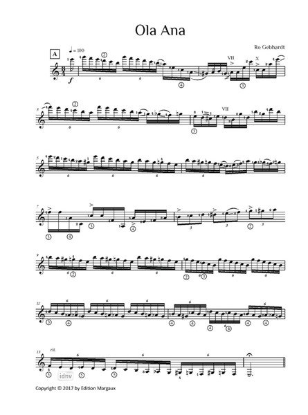 Ola Ana für Gitarre Ola Ana für Gitarre