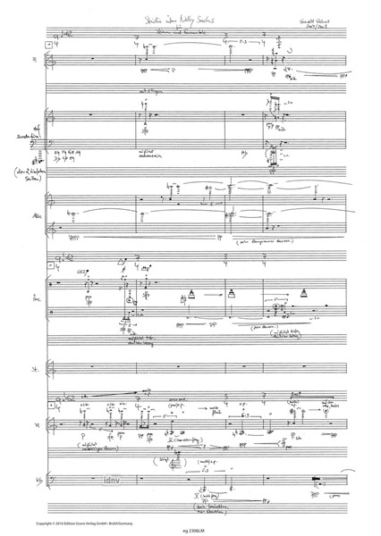 Studie über Nelly Sachs für Stimme und Ensemble (2004/2008) Studie über Nelly Sachs für Stimme und Ensemble (2004/2008)