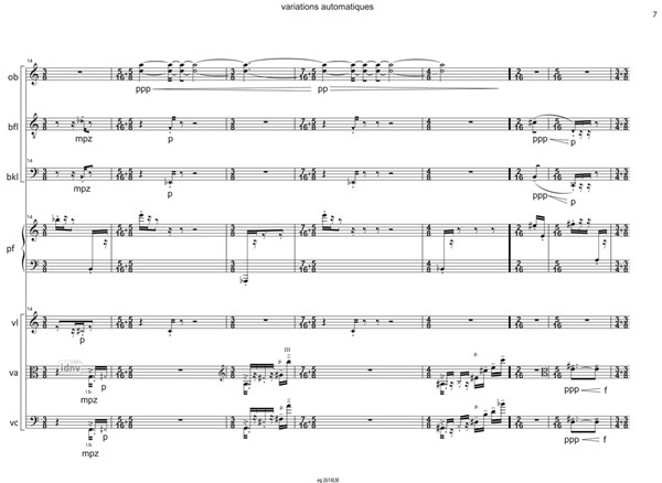 variations automatiques für Ensemble (2018) variations automatiques für Ensemble (2018)