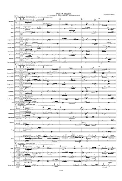 Piano Concerto für Klavier solo, großes Orchester und Elektronik (2023) Piano Concerto für Klavier solo, großes Orchester und Elektronik (2023)