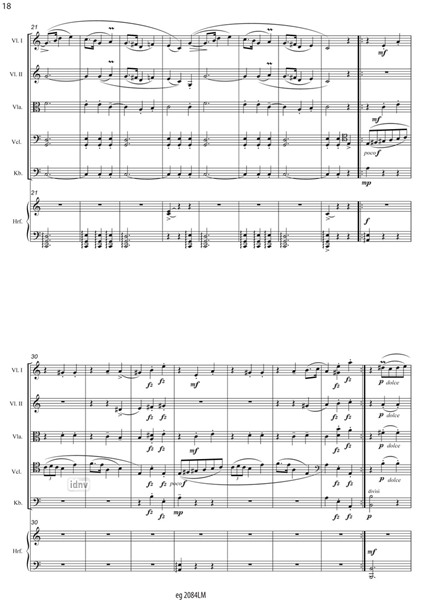3 Mazurken op. 56 für Streichorchester und Harfe 3 Mazurken op. 56 für Streichorchester und Harfe
