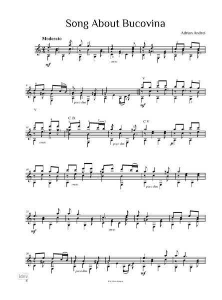 Three Romanian Folksongs für Gitarre solo Three Romanian Folksongs für Gitarre solo