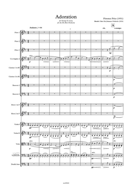Adoration für Orchester (1951/2024) Adoration für Orchester (1951/2024)