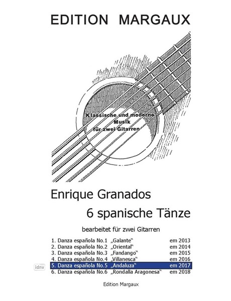 Danza española No. 5: Andaluza für 2 Gitarren Danza española No. 5: Andaluza für 2 Gitarren