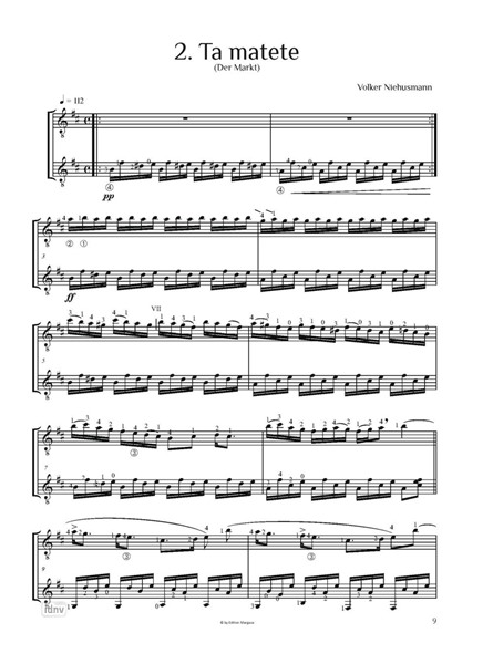 Suite Nr. 3 "Noa Noa" für zwei Gitarren Suite Nr. 3 "Noa Noa" für zwei Gitarren