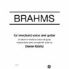 Brahms for (medium) voice and guitar