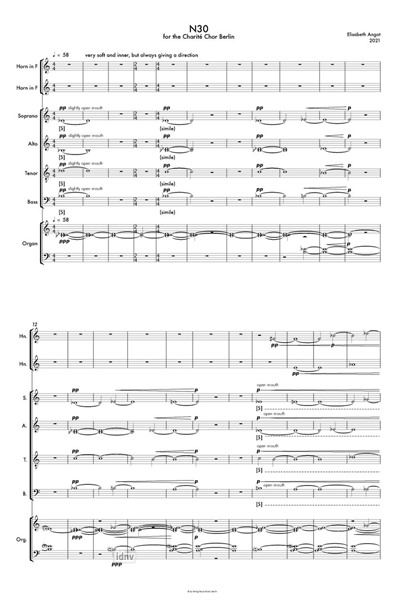 N30 für gemischten Chor, Orgel und zwei Hörner (2021) N30 für gemischten Chor, Orgel und zwei Hörner (2021)