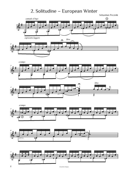 European Seasons Suite für Gitarre solo European Seasons Suite für Gitarre solo