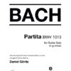 Partita BWV 1013 bearbeitet für Gitarre solo, in g-moll