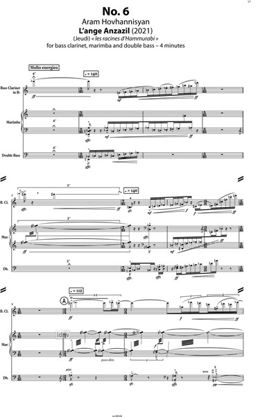 Sept. Les anges de Sinjar für Ensemble (2021) Sept. Les anges de Sinjar für Ensemble (2021)