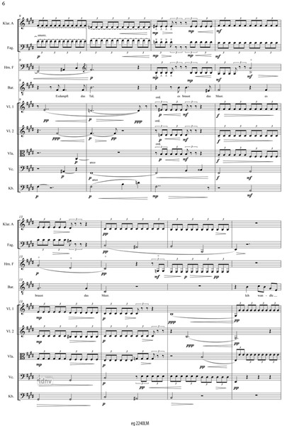Der Wanderer Bearbeitung für Bariton und acht Instrumente (2014) Der Wanderer Bearbeitung für Bariton und acht Instrumente (2014)