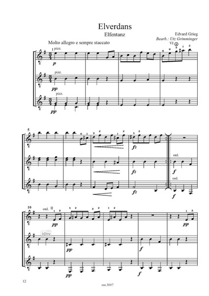 Lyrische Stücke - Lyriske stykker op. 12 für drei Gitarren Lyrische Stücke - Lyriske stykker op. 12 für drei Gitarren