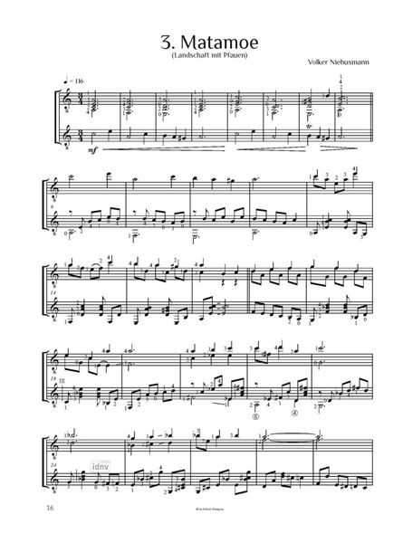 Suite Nr. 3 "Noa Noa" für zwei Gitarren Suite Nr. 3 "Noa Noa" für zwei Gitarren