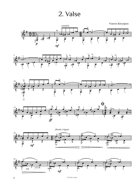 Petite Suite Venezuelienne für Gitarre solo e-Moll op. 292 Petite Suite Venezuelienne für Gitarre solo e-Moll op. 292