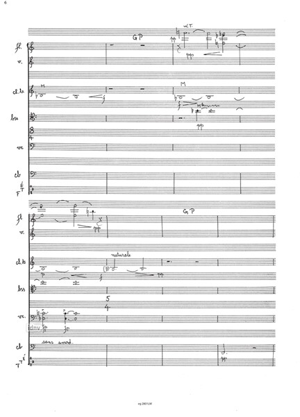 douleurs disséminées für Ensemble (2019-20) douleurs disséminées für Ensemble (2019-20)