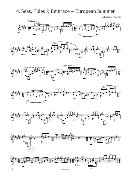European Seasons Suite für Gitarre solo European Seasons Suite für Gitarre solo