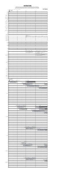 Destruction für Chor, Orchester und Zuspielung (2015-16) Destruction für Chor, Orchester und Zuspielung (2015-16)
