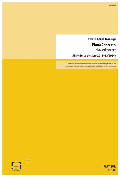 Piano Concerto für Klavier solo, großes Orchester und Elektronik (2023) Piano Concerto für Klavier solo, großes Orchester und Elektronik (2023)