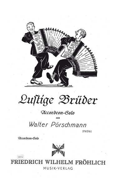 Lustige Brüder für Akkordeon Lustige Brüder für Akkordeon