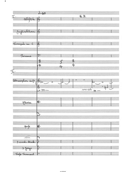 Transformations IX - Antiphonie für zwei Gruppen, die voneinander getrennt sind (2022) Transformations IX - Antiphonie für zwei Gruppen, die voneinander getrennt sind (2022)