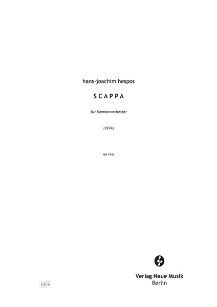 scappa für Ensemble (1974) scappa für Ensemble (1974)