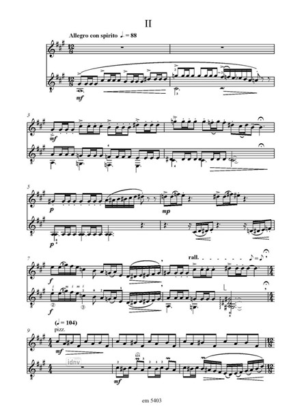 Suite brève für Violine und Gitarre Suite brève für Violine und Gitarre
