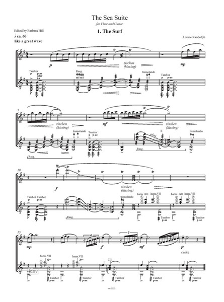 The Sea Suite for Flute and Guitar The Sea Suite for Flute and Guitar