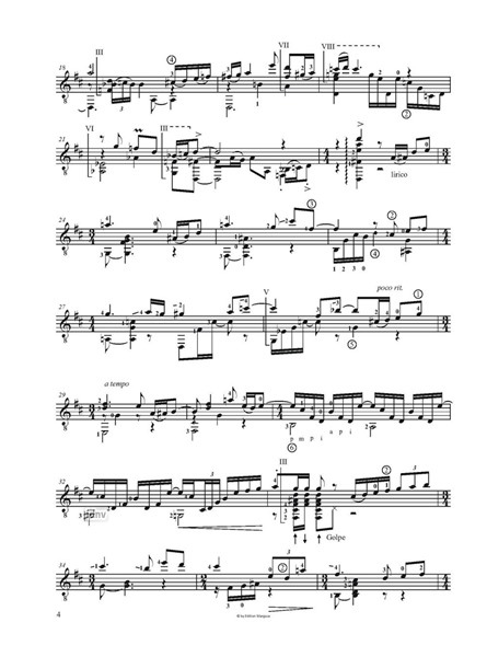 Baile Moreno für Gitarre solo Baile Moreno für Gitarre solo