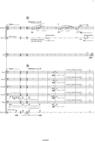 Unicorn für Solohorn, Blechbläser-Ensemble, Pauken und Percussion (2018) Unicorn für Solohorn, Blechbläser-Ensemble, Pauken und Percussion (2018)