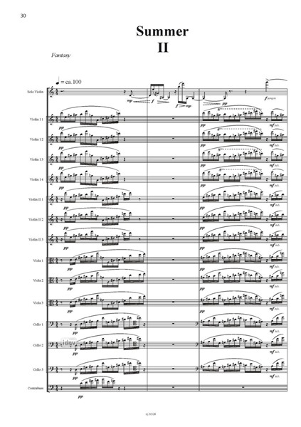 Pyeoung-Chang Four Seasons für Violine solo und Streichensemble (2006) Pyeoung-Chang Four Seasons für Violine solo und Streichensemble (2006)