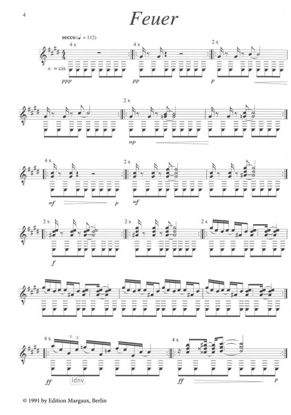 Elemente. (Suite) für Gitarre solo Elemente. (Suite) für Gitarre solo