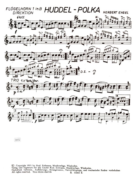 Huddel-Polka / Schnerr-Polka für Blasorchester Huddel-Polka / Schnerr-Polka für Blasorchester