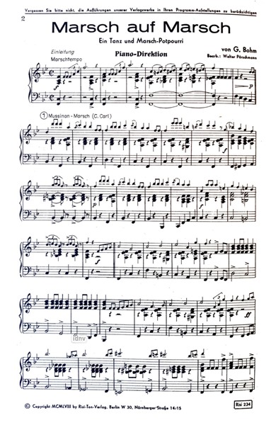 Marsch auf Marsch! für Salon-Orchester Marsch auf Marsch! für Salon-Orchester