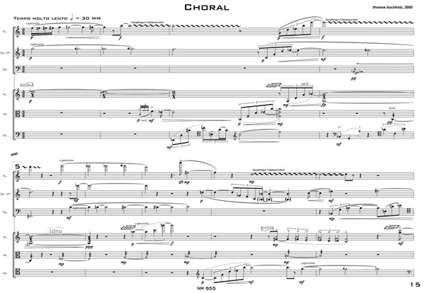 Ricercar und Choral für Flöte, Englischhorn, Fagott, Violine, Viola und Violoncello Ricercar und Choral für Flöte, Englischhorn, Fagott, Violine, Viola und Violoncello