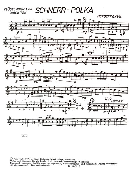 Huddel-Polka / Schnerr-Polka für Blasorchester Huddel-Polka / Schnerr-Polka für Blasorchester