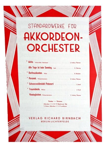 Aisha für Akkordeon-Orchester (Stimme: Handharmonika 1)