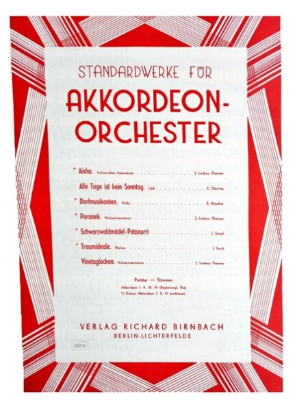 Aisha für Akkordeon-Orchester