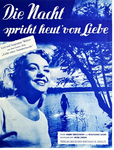 Die Nacht spricht heut´ von Liebe für Klavier Die Nacht spricht heut´ von Liebe für Klavier