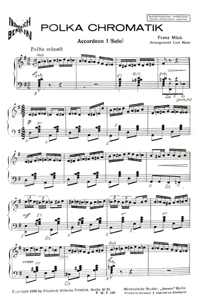 Polka Chromatik für Akkordeon Polka Chromatik für Akkordeon