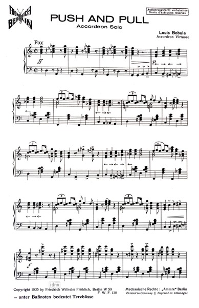 Push and pull für Akkordeon Push and pull für Akkordeon