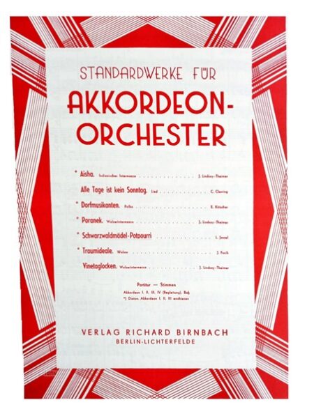 Aisha für Akkordeon-Orchester (Stimme: Akkordeon IV)